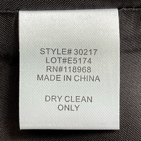 Oleg Cassini Cardigan Buttoned  Lined Trench Coat Dress Jacket Ribbed Satin - Picture 13 of 14